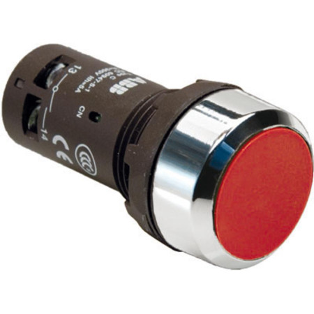 Кнопка CP1-30R-01 красная без фиксации 1HЗ