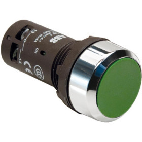 Кнопка CP2-30G-01 зеленая с фиксацией 1HЗ