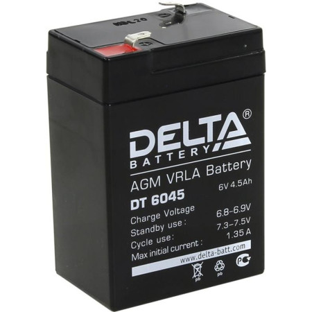 Аккумуляторная батарея ОПС серии DT 6045  6В/4,5Ач