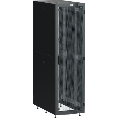 LINEA S Шкаф серв. 19" 48U 600х1000мм перф. дв. черный