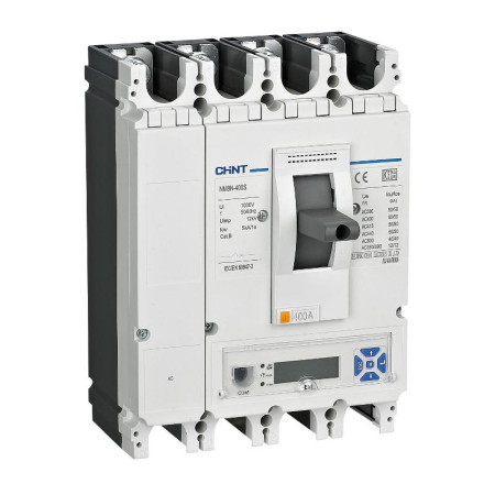 Выключатель автоматический NM8N-400C EM 4P 400А 36кА с электр. расцепителем, LCD (R)
