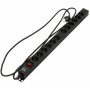 Hyperline SHE-32SH-BAV-3PVB Блок розеток вертикальный, 32 розетки Schuko, автоматический выкл