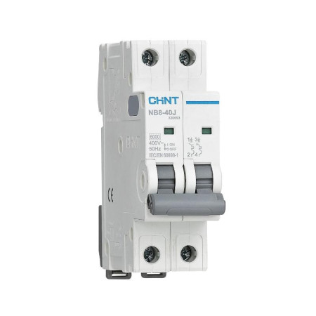 Выключатель автоматический  NB8-40J 2P 10А 4,5кА х-ка D (R)