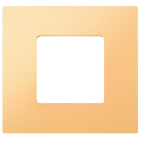 Simon 27 Накладка декоративная на рамку базовую, 4 поста, S27 Play, Color, кремовый