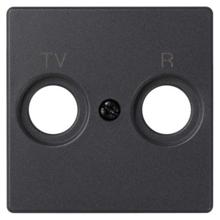Simon 82 Накладка на розетку R-TV+SAT, S82, S82N, S82 Detail, графит
