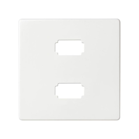 Simon 82 Накладка для коннектора 2*USB 2.0 типа А, "мама", S82, S82N, S82 Detail, белый