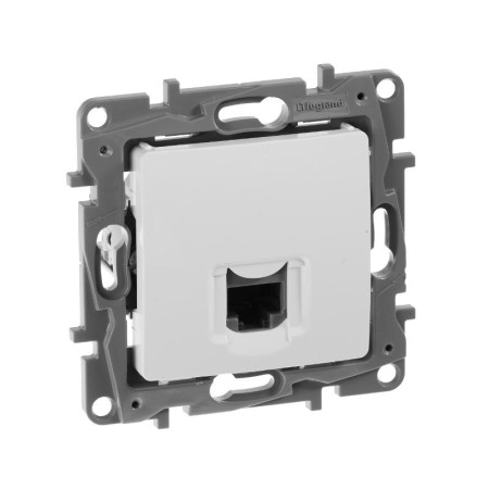 Etika Белый Розетка компьютерная RJ45 одинарная 5 кат. UTP