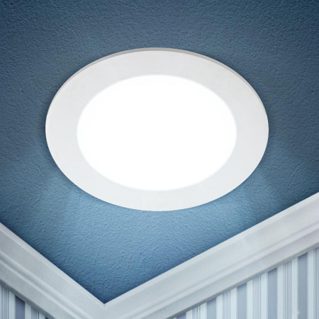 Светильник светодиодный встраиваемый downlight LED 1 24Вт 6500К белый круг