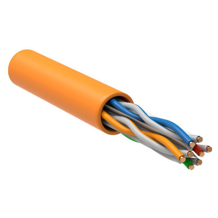 Витая пара U/UTP кат.6 4x2х23AWG LSZH оранжевый (305м)