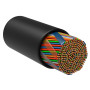 Кабель связи витая пара U/UTP, кат.5E 25х2х24AWG solid, LDPE, 305м, черный
