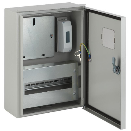 Щит учета металлический навесной ЩУ-1Н-12 IP55 (400х315х165)