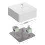 Коробка огнестойкая для кабель-канала Е15-Е120 75х75х30 IP42  4p, 2.5 мм.кв.
