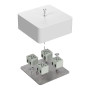 Коробка огнестойкая для кабель-канала Е15-Е120 75х75х30 IP42  8p, 1.5 мм.кв.