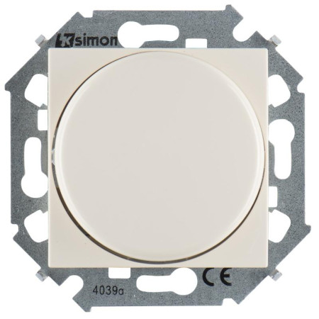 Simon 15 Сл. кость Светорегулятор поворотный для светодиодных регулируемых ламп 230В, 5-215Вт, винт. Зажим