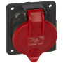 Встраиваемая розетка Hypra - IP 44 - 3К+Н+З - 16 А - пластик