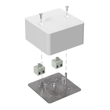 Коробка огнестойкая для кабель-канала Е15-Е120 85х85х45 IP42  4p, 2.5 мм.кв.