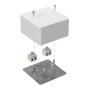 Коробка огнестойкая для кабель-канала Е15-Е120 85х85х45 IP42  4p, 2.5 мм.кв.