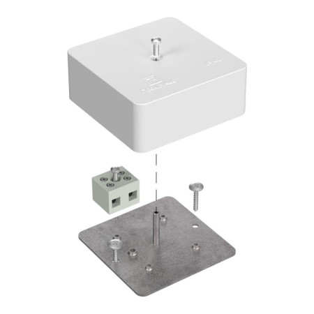Коробка огнестойкая для кабель-канала Е15-Е120 75х75х30 IP42  2p, 6.0 мм.кв.