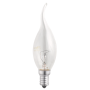 Лампа накаливания ЛОН 60Вт E14 220В CT35 clear свеча на ветру