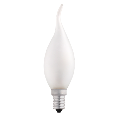 Лампа накаливания ЛОН 40Вт E14 220В CT35 frosted свеча на ветру