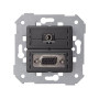 Simon 75 Механизм Коннектор VGA HD15, мама + мини-джек 3,5мм, S82, S82N, 82 Detail