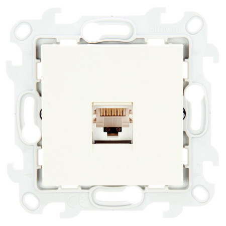 Simon 24 Сл. кость Комп. розетка 1-ая RJ45 кат 5e UTP
