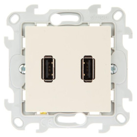 Simon 24 Сл. кость Коннектор 2хUSB