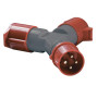 Адаптер двухлучевой TS1012-214 3Р+РЕ 16А 380В IP44