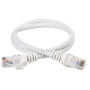 Коммутационный шнур кат. 6 UTP PVC 0,5м белый