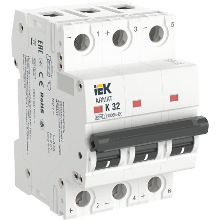 ARMAT Авт. выкл. M06N-DC 3P K 32А IEK