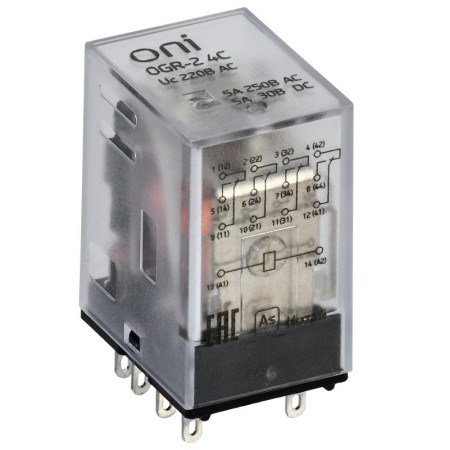 Реле общ. назнач. OGR-2 4C 220В AC ONI