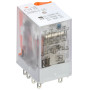 Реле интерфейсное ORM-1 4C 220В AC с LED и тест. кнопкой ONI