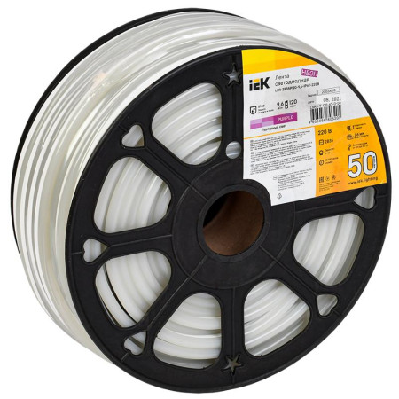 Лента светодиодная "неон" 50м LSR-2835P120-9,6-IP67-220В