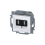 ABB Levit Белый USB зарядка 2-ая