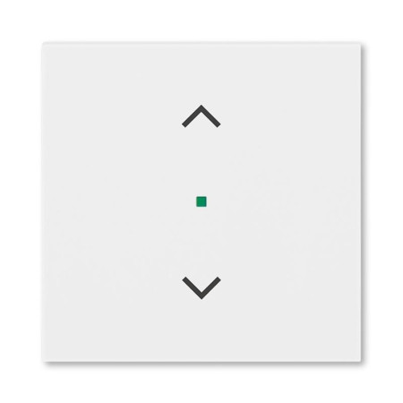 ABB Levit Белый Клавиша 1-ая с символом жалюзи free@home