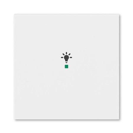 ABB Levit Белый Клавиша 1-ая с символом освещения free@home