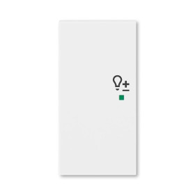 ABB Levit Белый Клавиша 2-ая левая с символом светорегулятора free@home