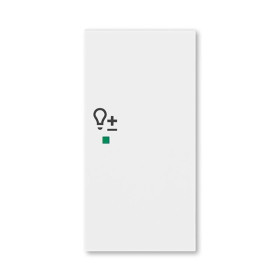 ABB Levit Белый Клавиша 2-ая правая с символом светорегулятора free@home