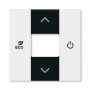 ABB Levit Белый Накладка для комнатного терморегулятора free@home