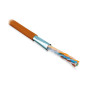 Кабель витая пара FUTP4-C5E-S24-IN-LSZH-OR-305 (305м) F/UTP,кат.5e,4п.(24AWG),одн.(solid),экр.-ф.,LSZH,нг(С)-HF,–20°C–+75°C,оран