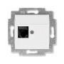 ABB Levit Белый Розетка комп. RJ45 категория 6 и заглушка