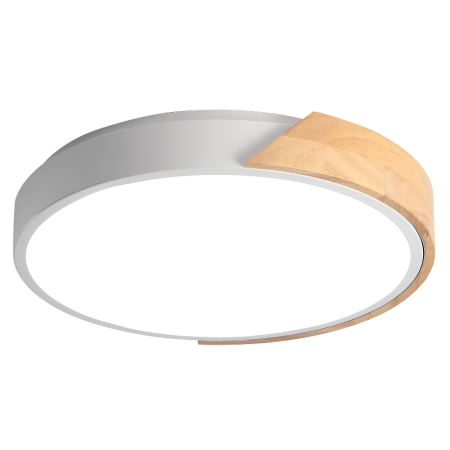 Светильник светодиодный бытовой PPB Sсandic-R 36w 4000K GR/W дерево IP20 D380*50