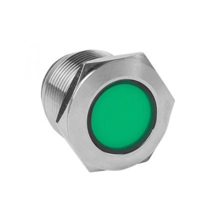 Лампа зеленая сигнальная S-Pro67 19 мм 24В PROxima