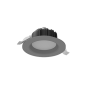 Cветильник светодиодный Downlight круглый встраиваемый 120*65 мм 11W 3000K IP54 RAL7045 серый муар