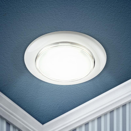 Светильник встраиваемый точечный под лампу GX53 KL35 WH /1 (к) 220V, 13W ,белый