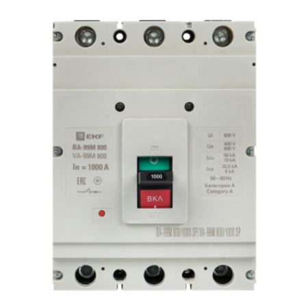 Выключатель автоматический ВА-99М  800/1000А 3P 50кА PROxima