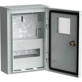 Корпус металлический коттеджный ЩУРн-1/9 (ВхШхГ) 370х250х135мм IP54