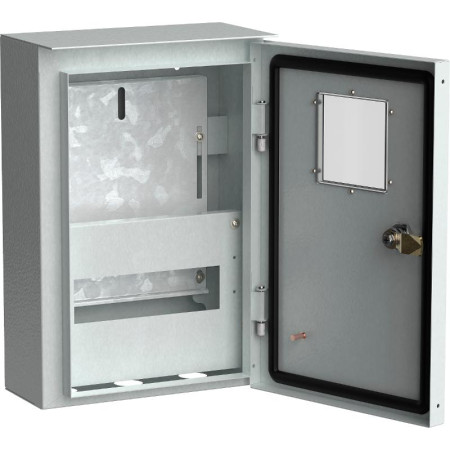 Корпус металлический коттеджный ЩУРн-1/9 (ВхШхГ) 370х250х135мм IP54