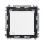ABB Levit Белый / белый Переключатель кнопочный 1-кл. IP44