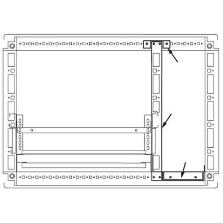 Комплект для создания кабельного отсека для шкафов DAE/CQE 1800 x 400